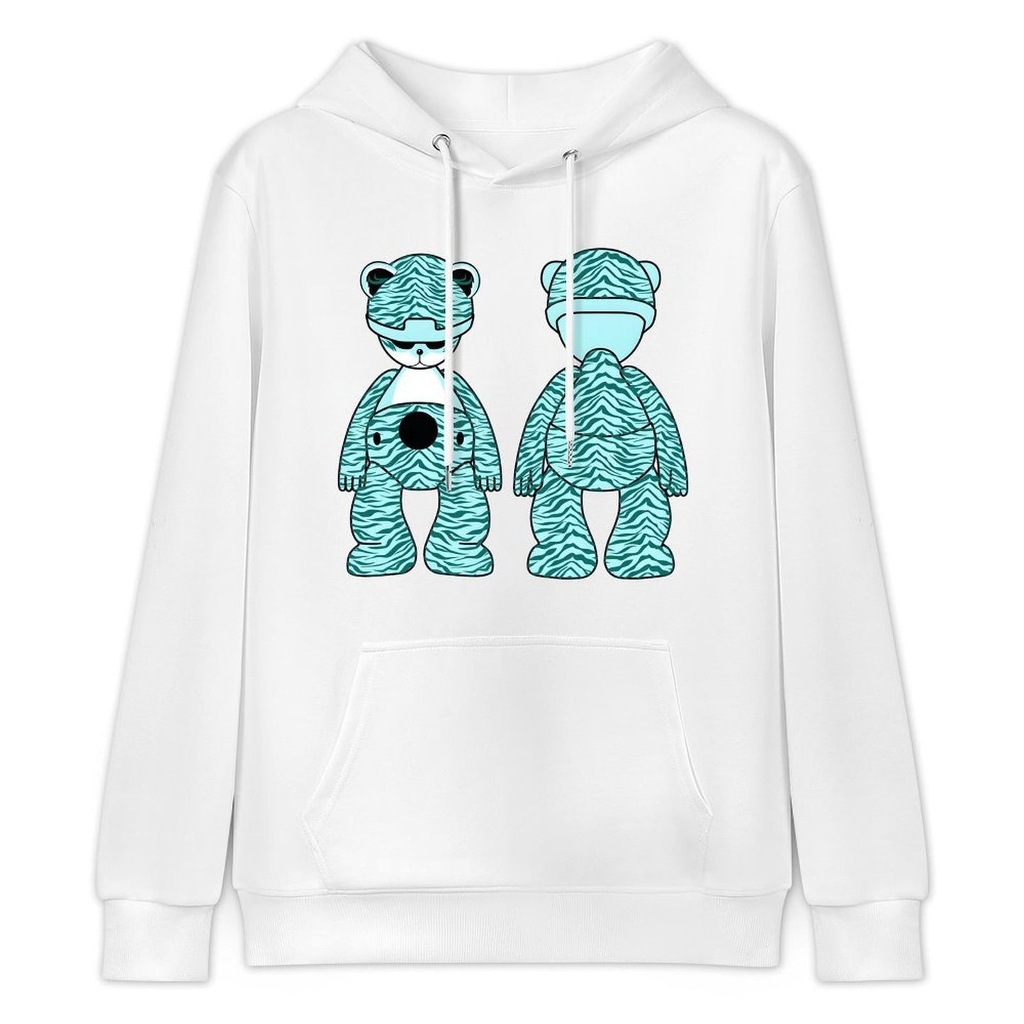 Hoodie Front PatternClean Edges Design-Your-Own