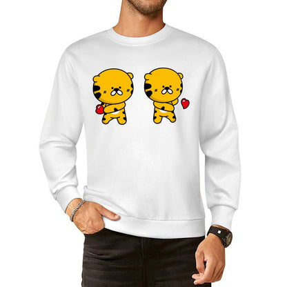 Front Patterned Long Sleeve TopSoft Neutral