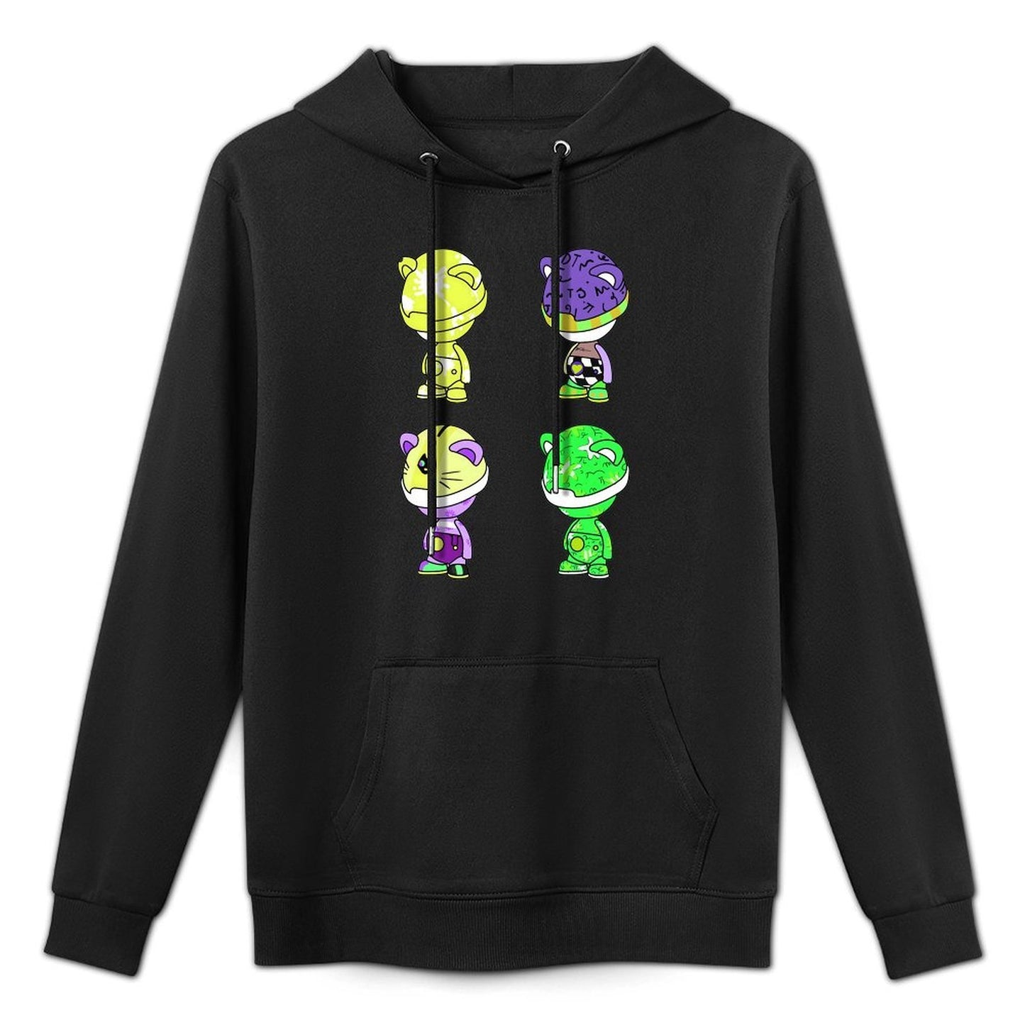 Hoodie Front PatternSoft Natural