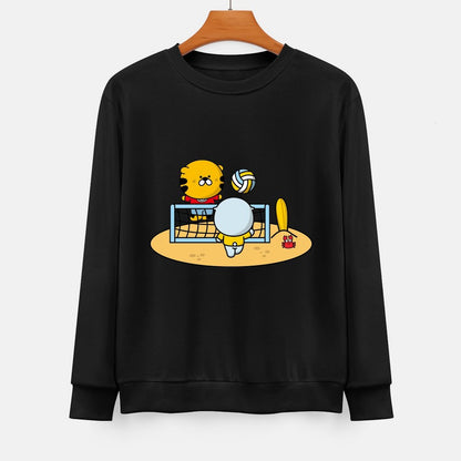  Front Patterned Long Sleeve TopDaily ClassicSeries