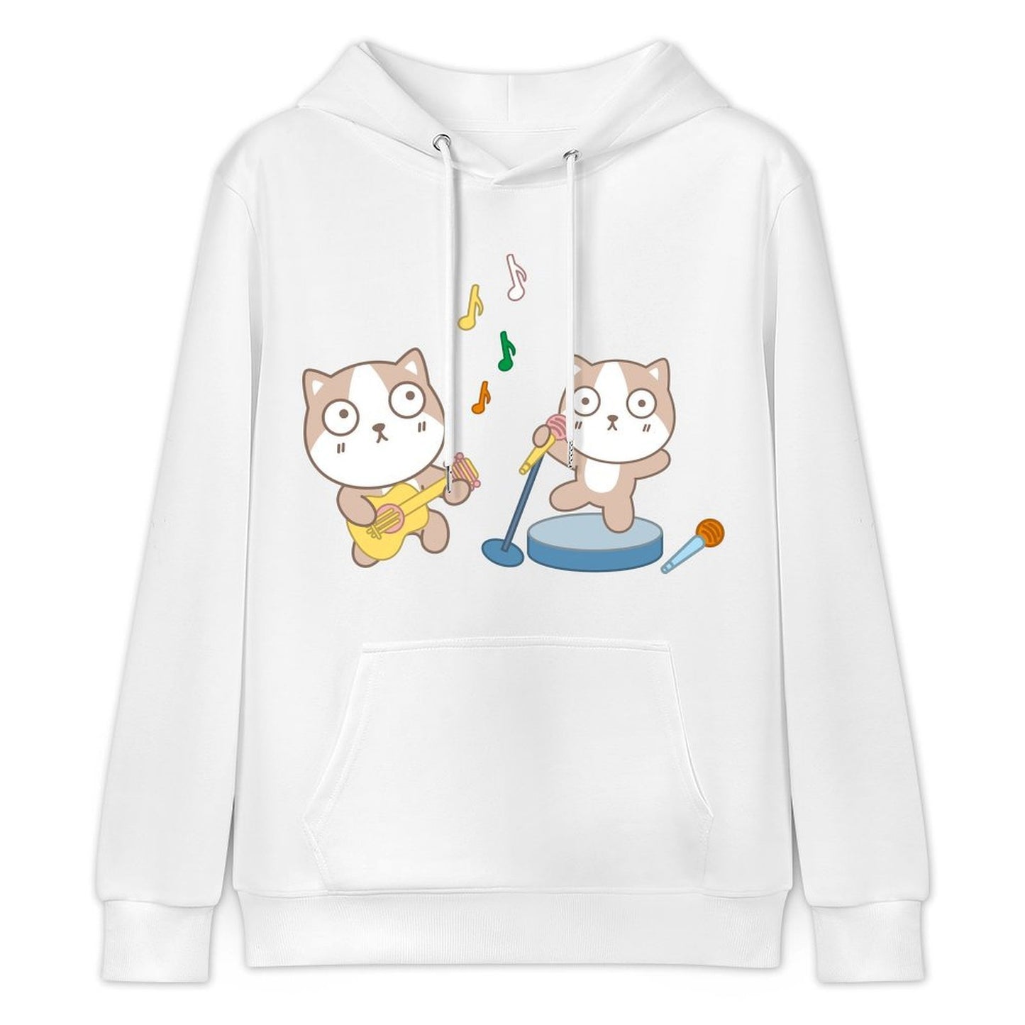 Promotional Cotton Front Graphic Hoodies