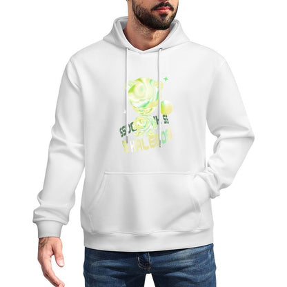 Hoodie Front PatternSolid Double-Stitched