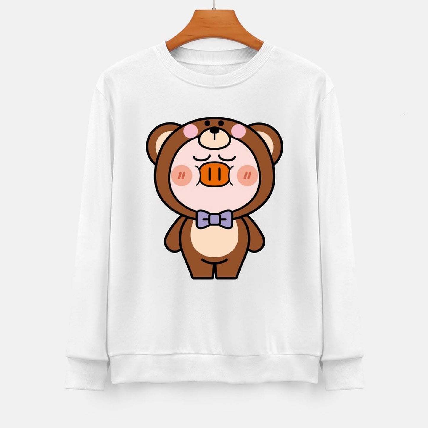 Front Patterned Long Sleeve TopVibrant Colors EverydaySeries