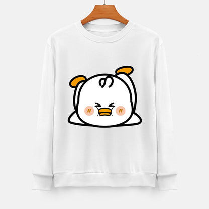 Front Patterned Long Sleeve TopClean Edges Solid