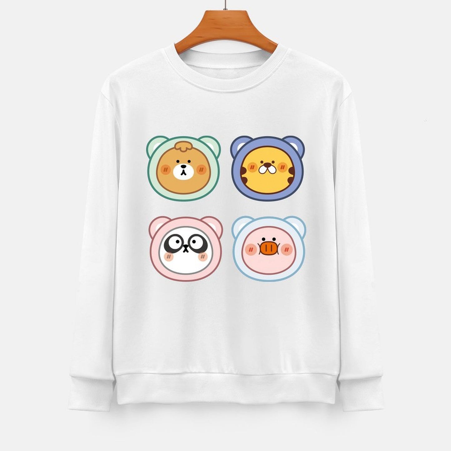 Front Patterned Long Sleeve TopSeries Bold