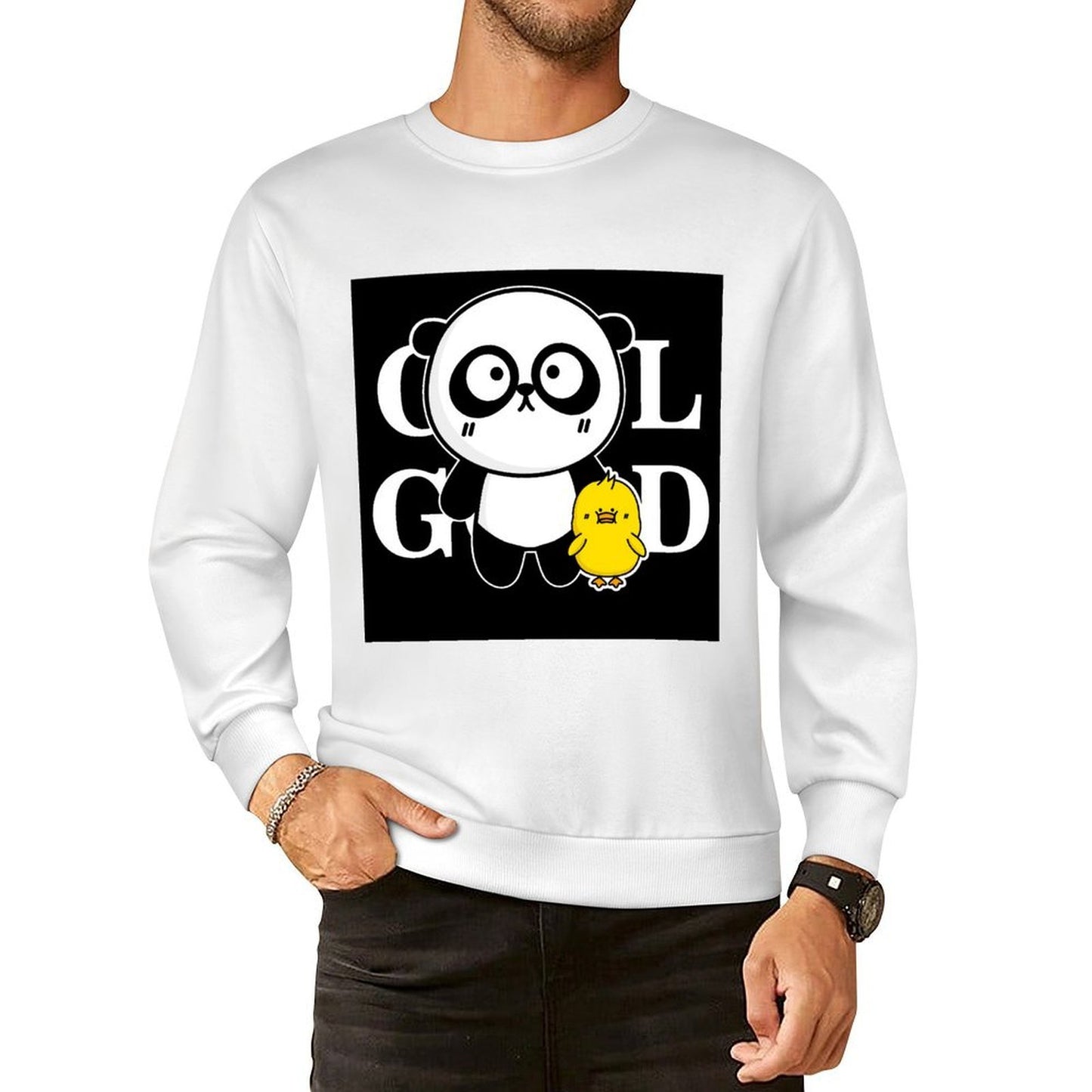 Front Patterned Long Sleeve Top100% Cotton Design-Your-Own