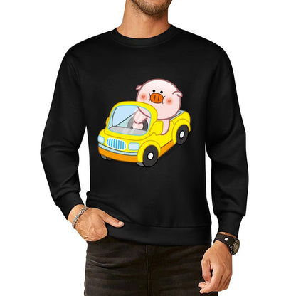 Front Patterned Long Sleeve TopSimple Series