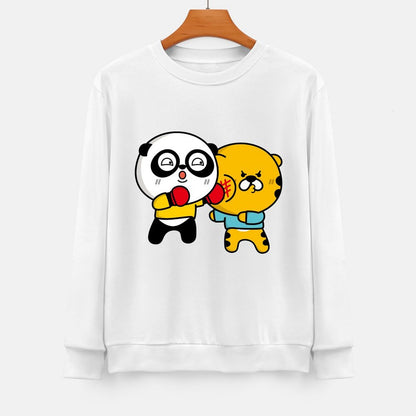 Front Patterned Long Sleeve TopMinimalist CleanCut