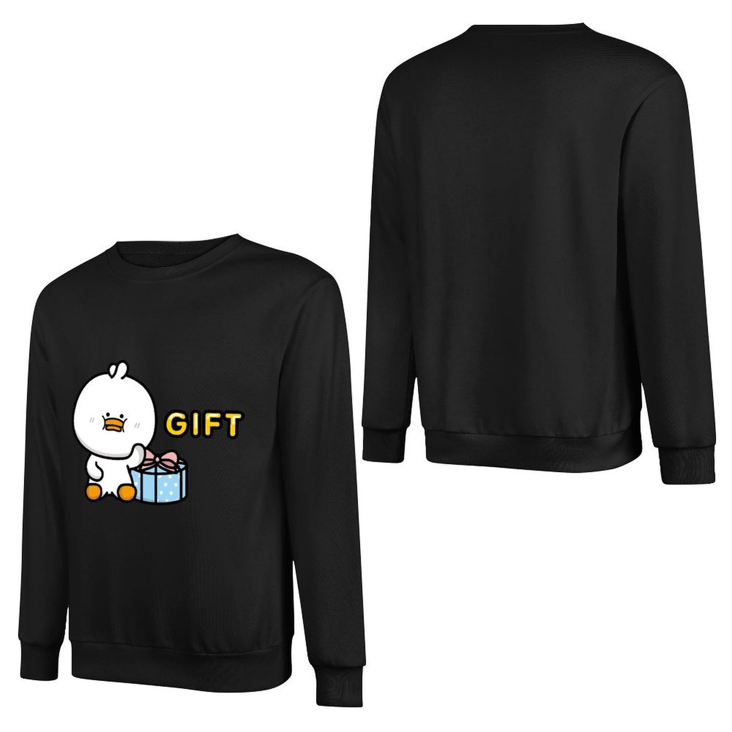 Front Patterned Long Sleeve TopChill RelaxFit