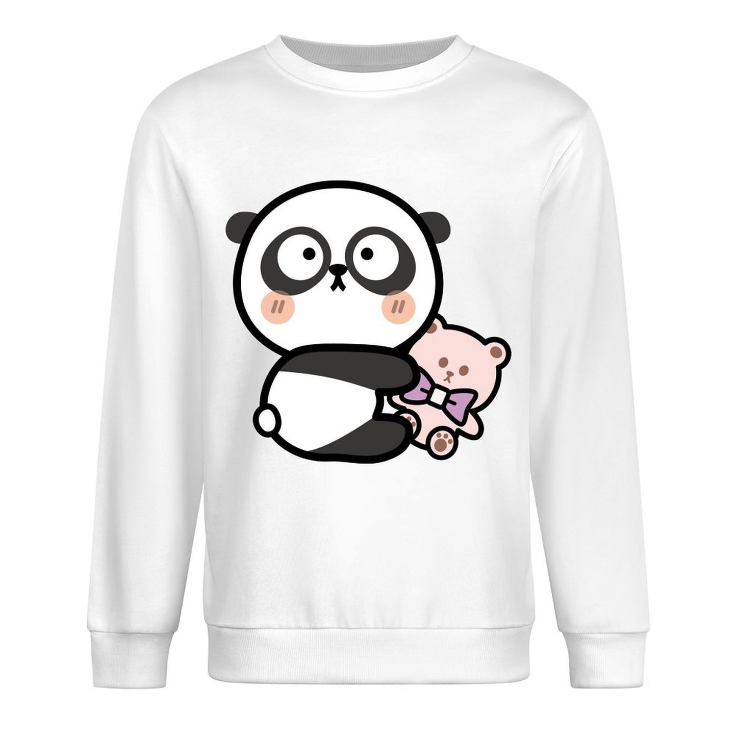 Front Patterned Long Sleeve TopSoft-Touch Heavyweight