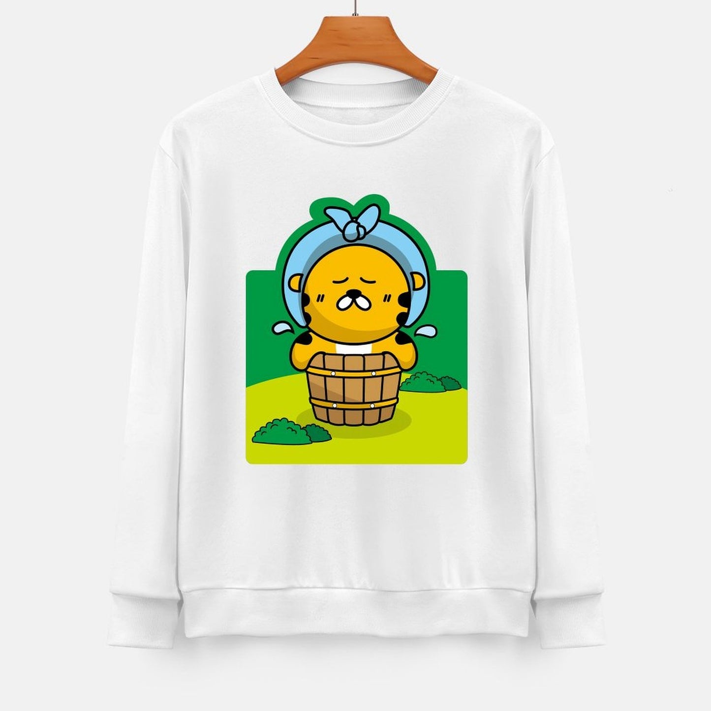 Front Patterned Long Sleeve TopPromotional Active