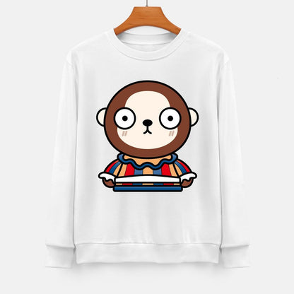 Front Patterned Long Sleeve TopOriginal StreetStyle