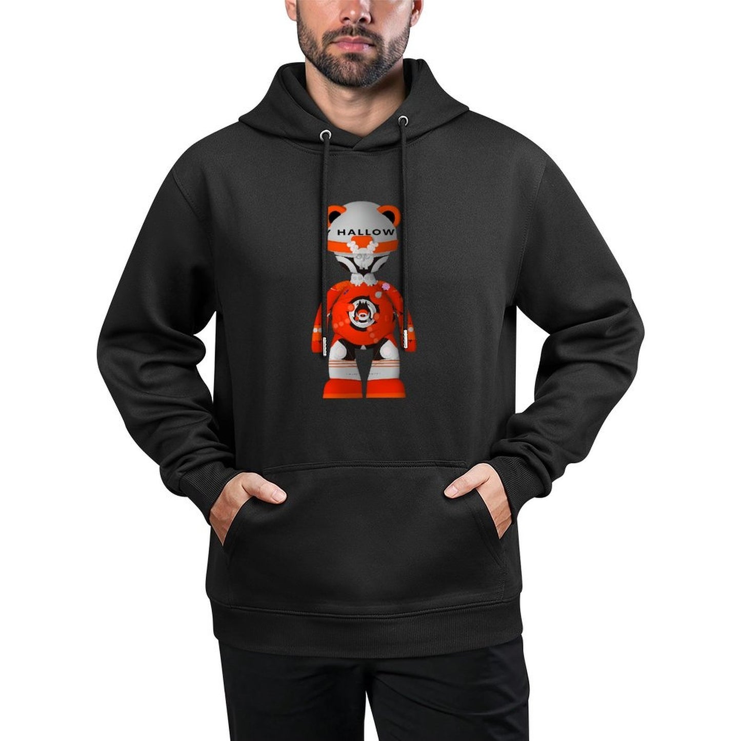 IPIB 250g Hooded Pocket Sweatshirt Front GraphicMen's Hooded  Sweatshirt6000111-2