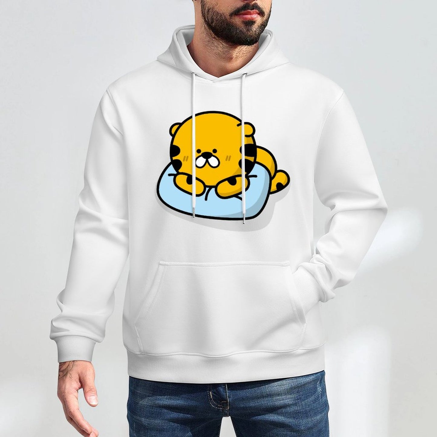 Relaxed Fit AllSeason Front Graphic Hoodies