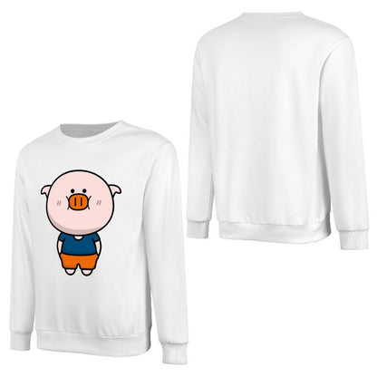 Front Patterned Long Sleeve TopLifestyleLine LooseFit