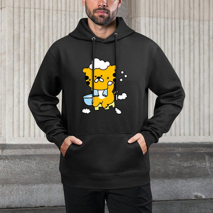 Recycled Minimal Front Graphic Hoodies