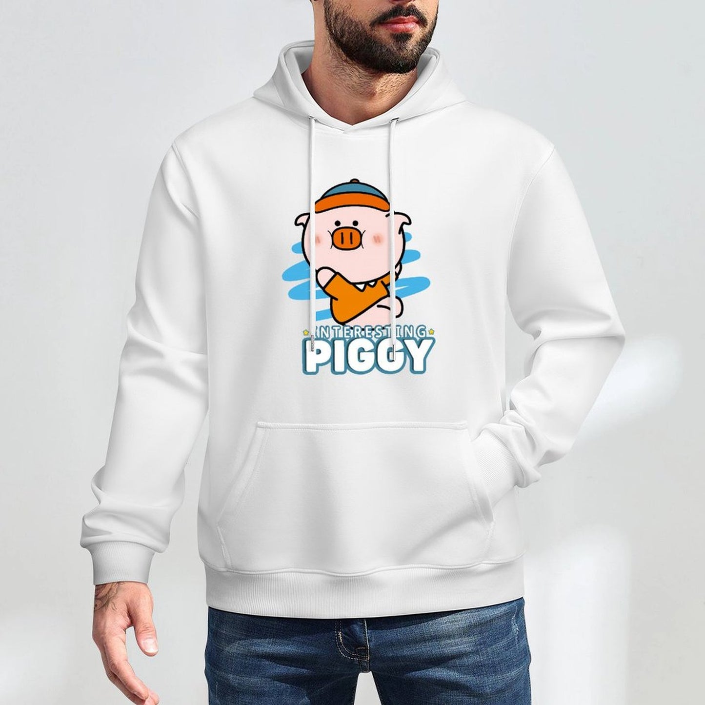 Front Graphic HoodiesSoft-Touch Moisture-Wicking