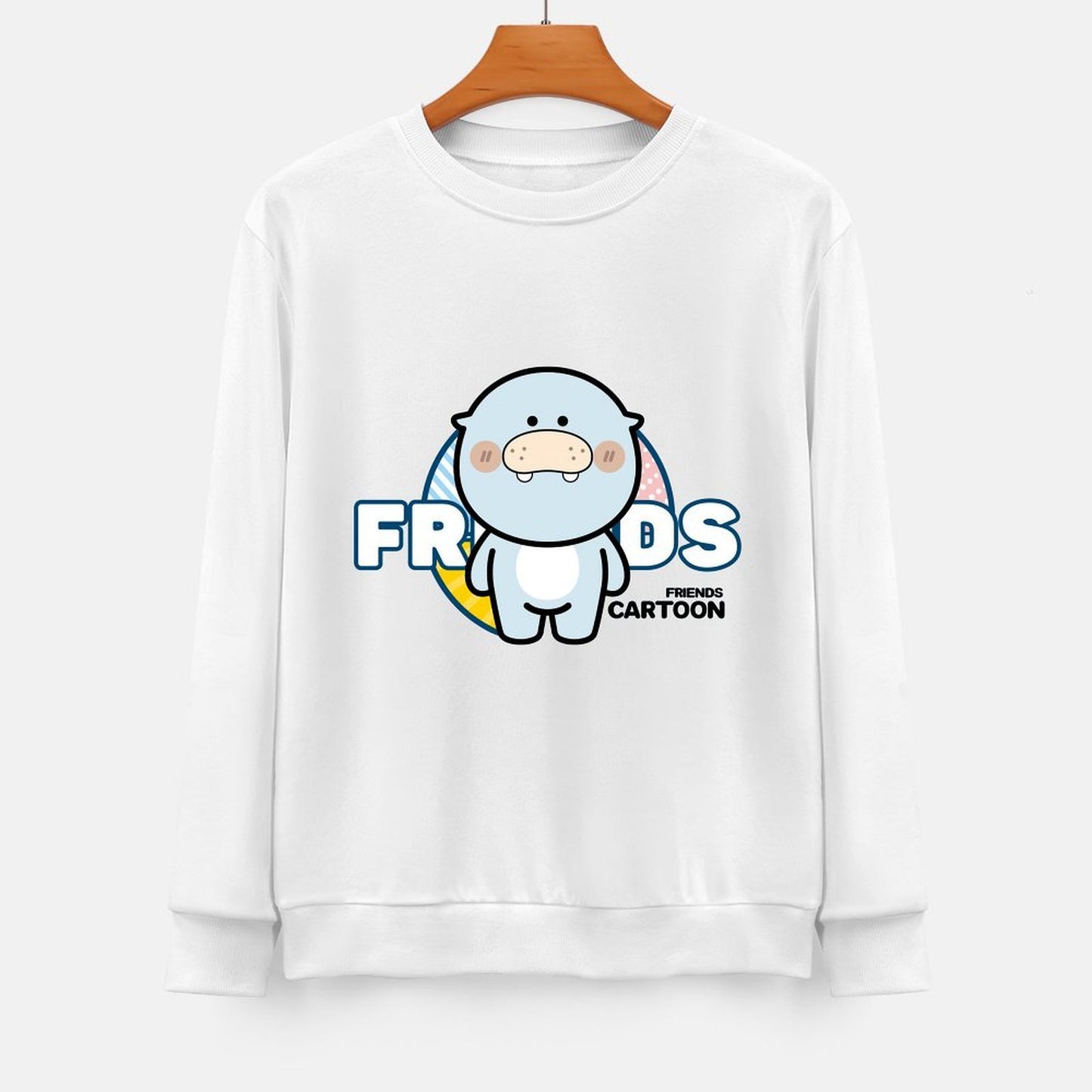 Front Patterned Long Sleeve TopPremium ClassicSeries