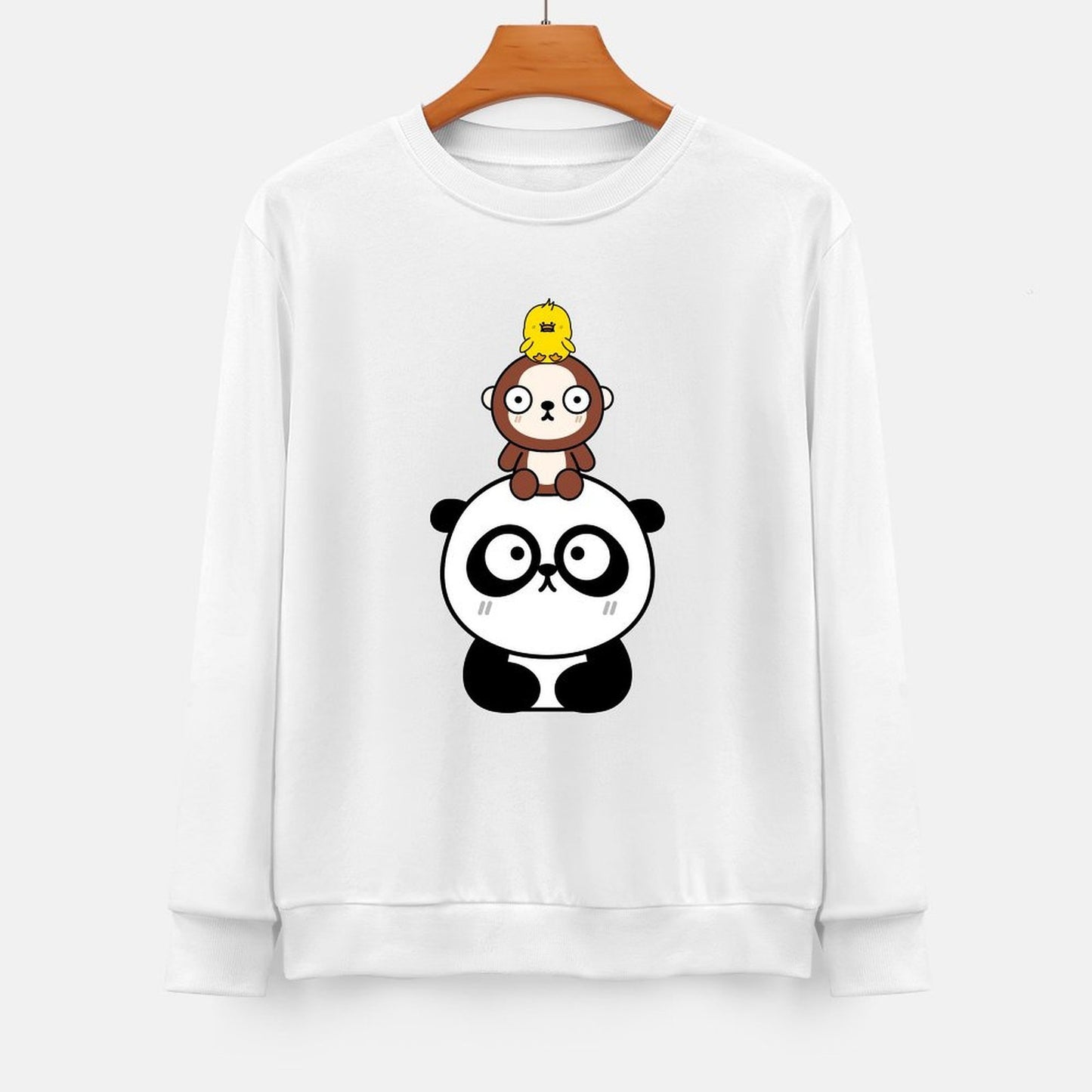 Front Patterned Long Sleeve TopStandard Urban