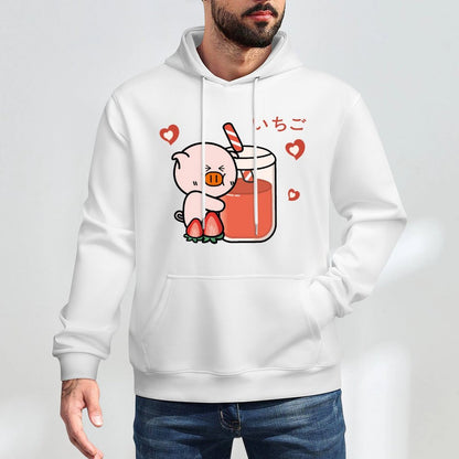 High-Quality Crewneck Front Graphic Hoodies