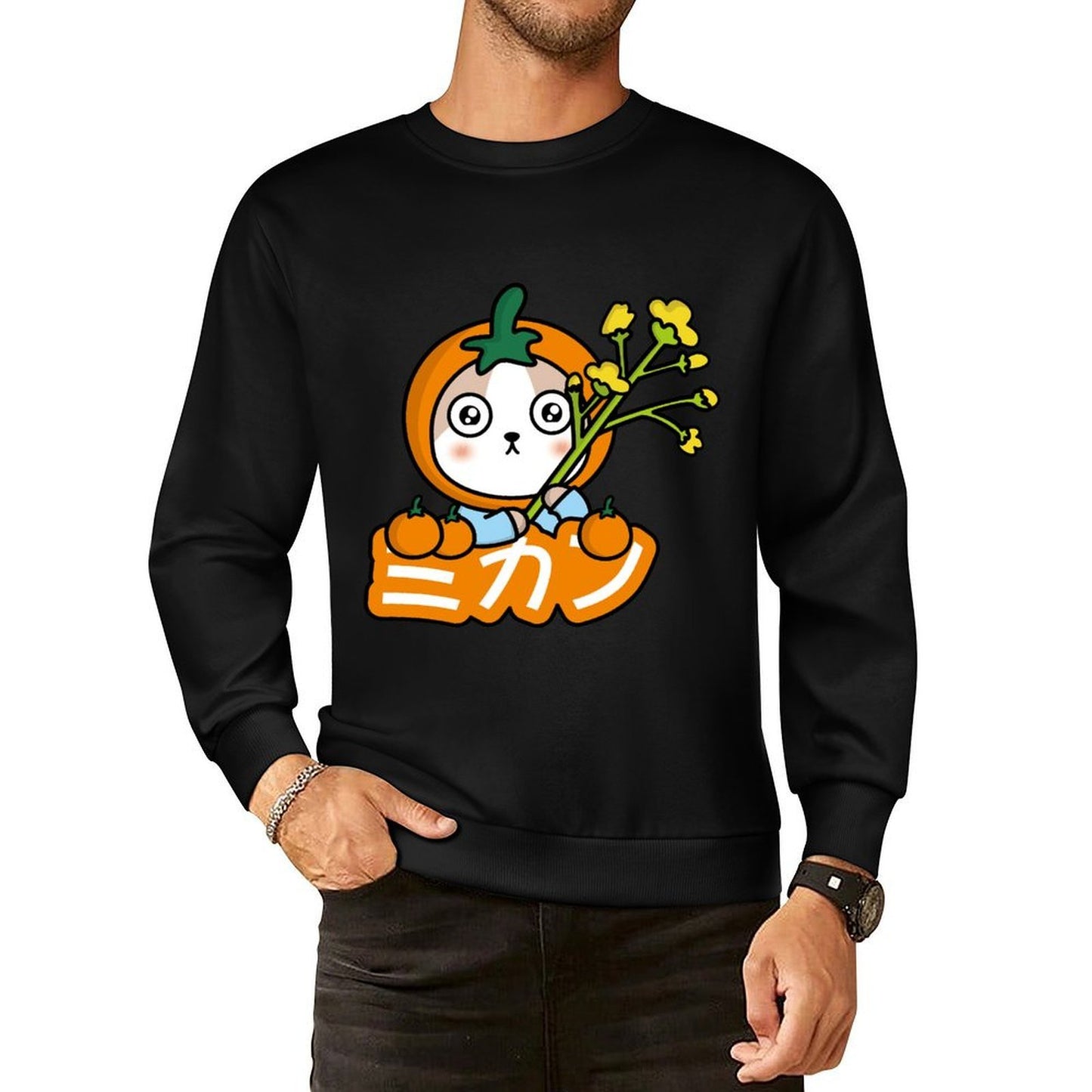 IPBR 250g Crew Neck Long Sleeve Sweatshirt Front GraphicCrew Neck Long Sleeve Sweatshirt4001474