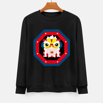 Front Patterned Long Sleeve TopRefined EverydayTee