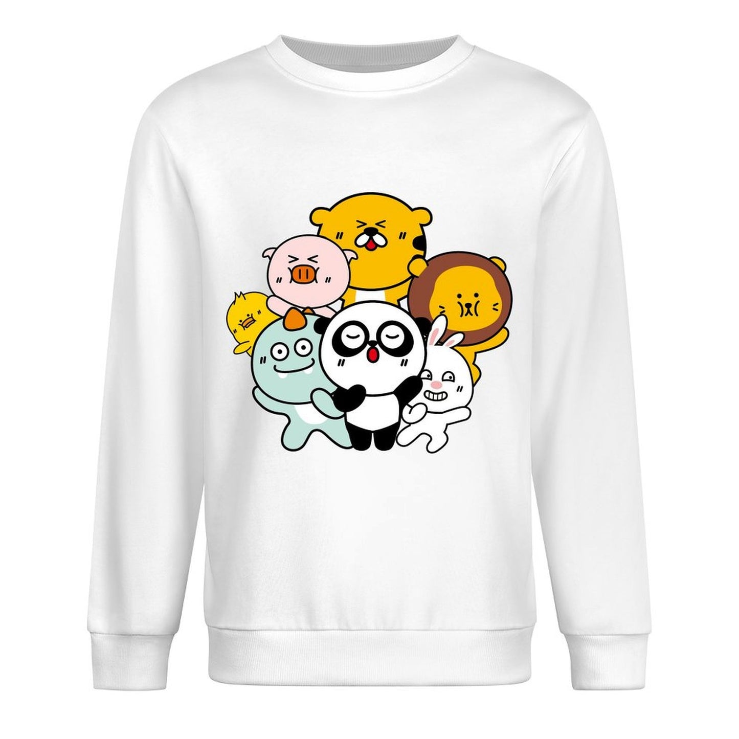 Front Patterned Long Sleeve TopSmooth Feel Eco / Sustainable