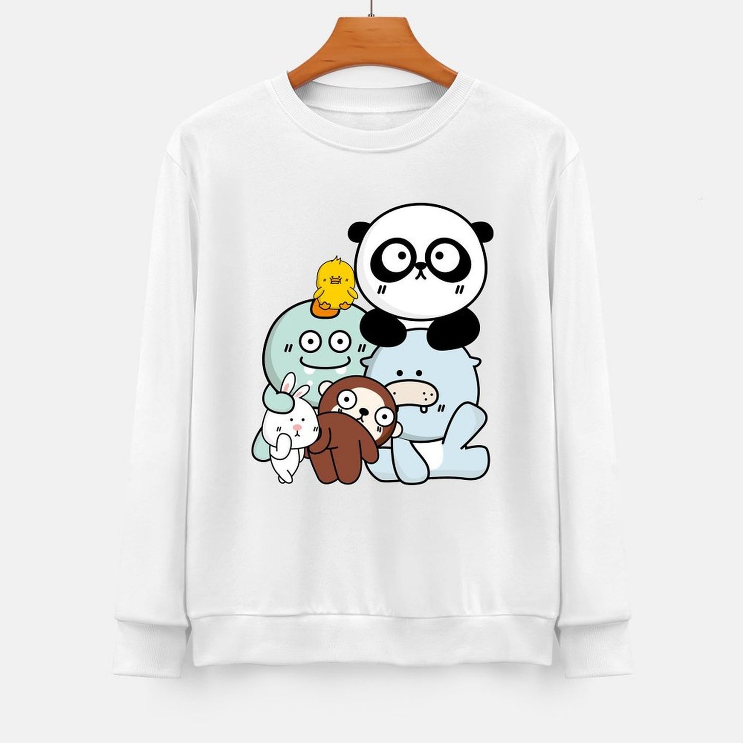 Front Patterned Long Sleeve TopRegular EverydaySeries