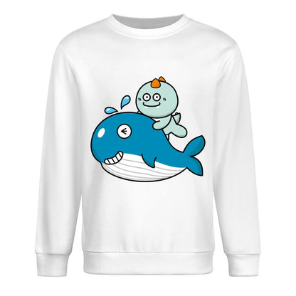 Front Patterned Long Sleeve TopShrink-Resistant EverydayTee