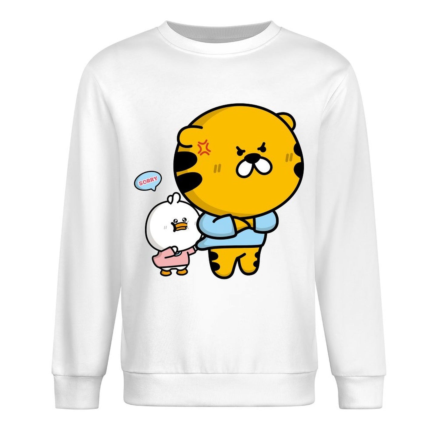 Front Patterned Long Sleeve TopHeavyweight CoreLine