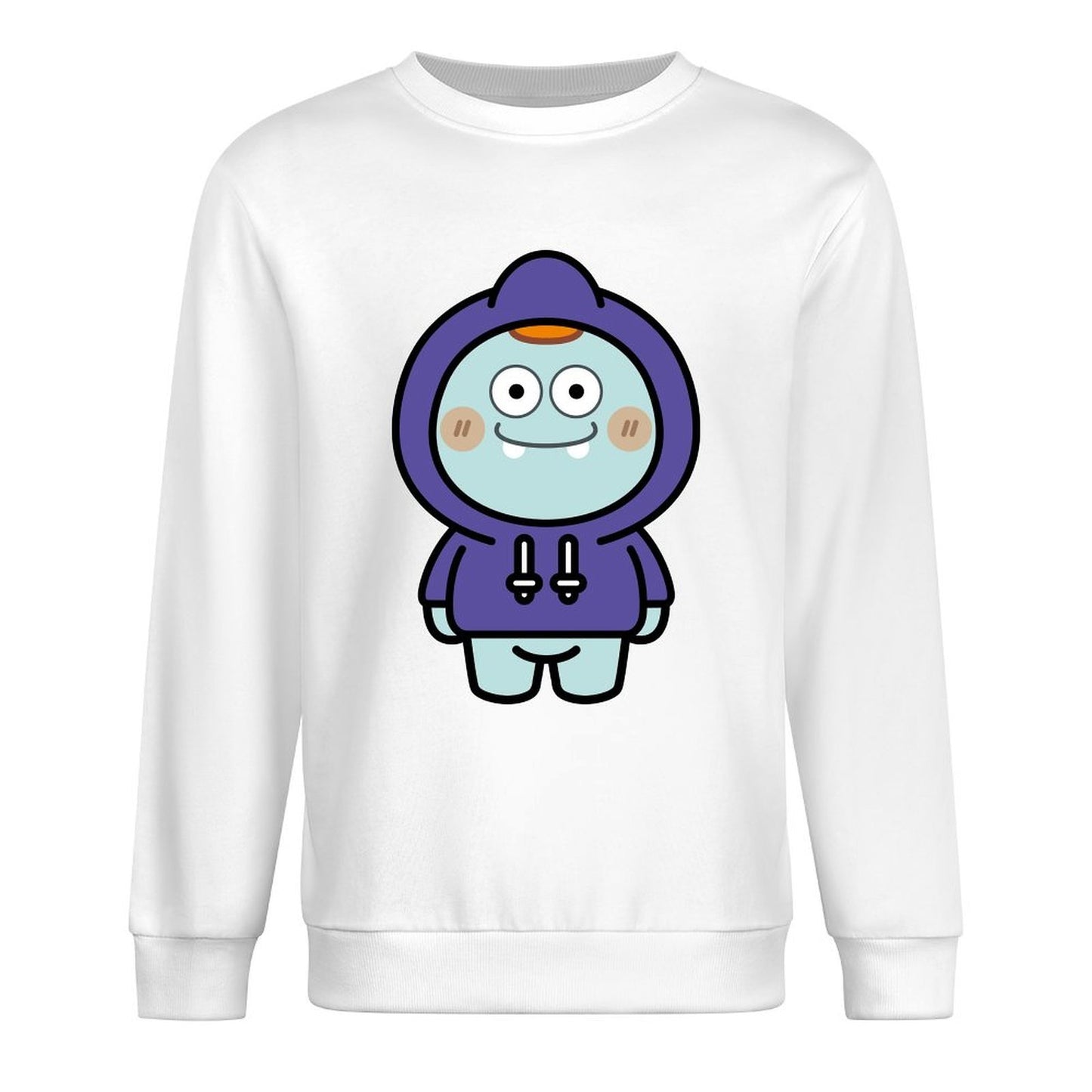 Front Patterned Long Sleeve TopDaily StreetFit