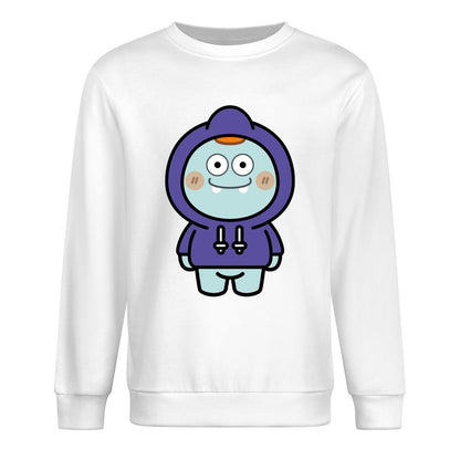 Front Patterned Long Sleeve TopDaily StreetFit