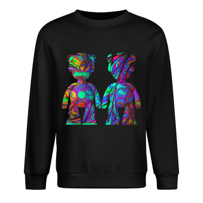 Long Sleeve With Front PatternLooseFit Neutral