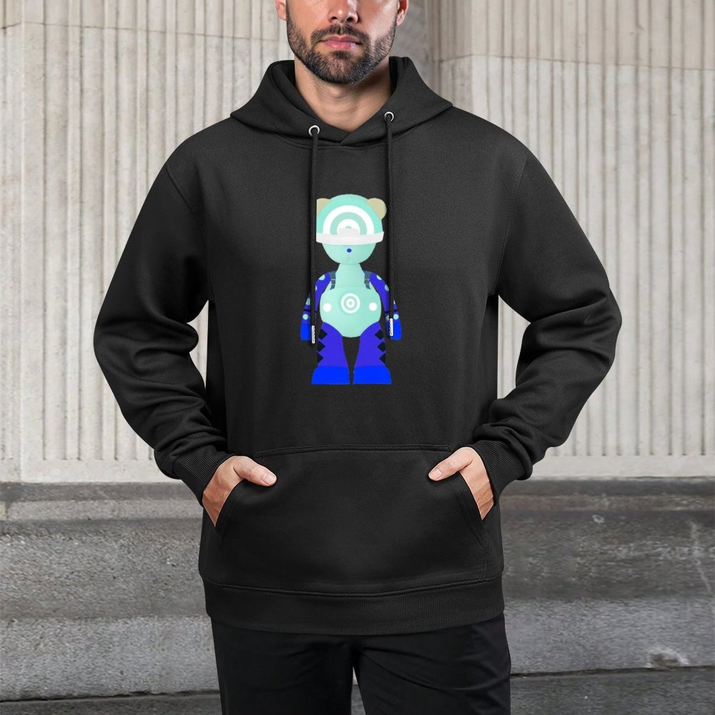 Hoodie Front PatternFitted Chill