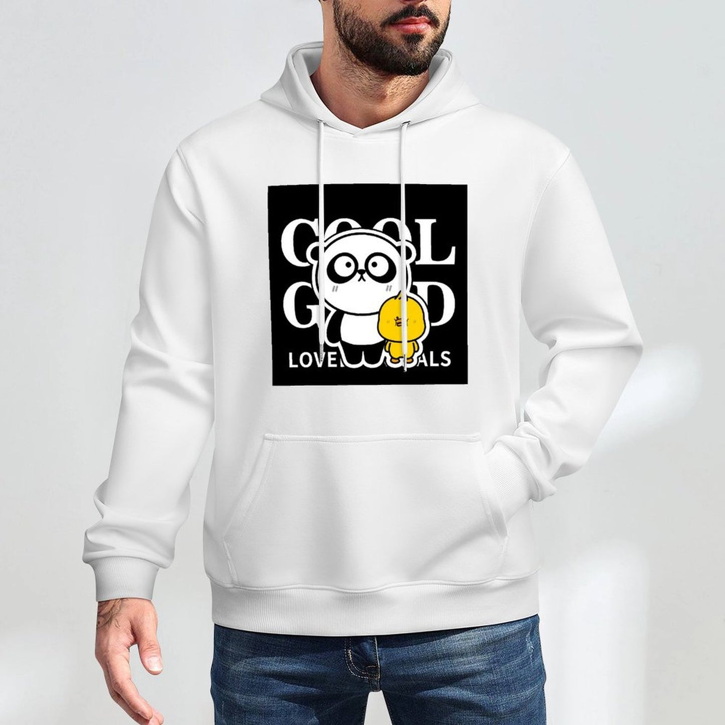 Minimalist ActiveLine Front Graphic Hoodies