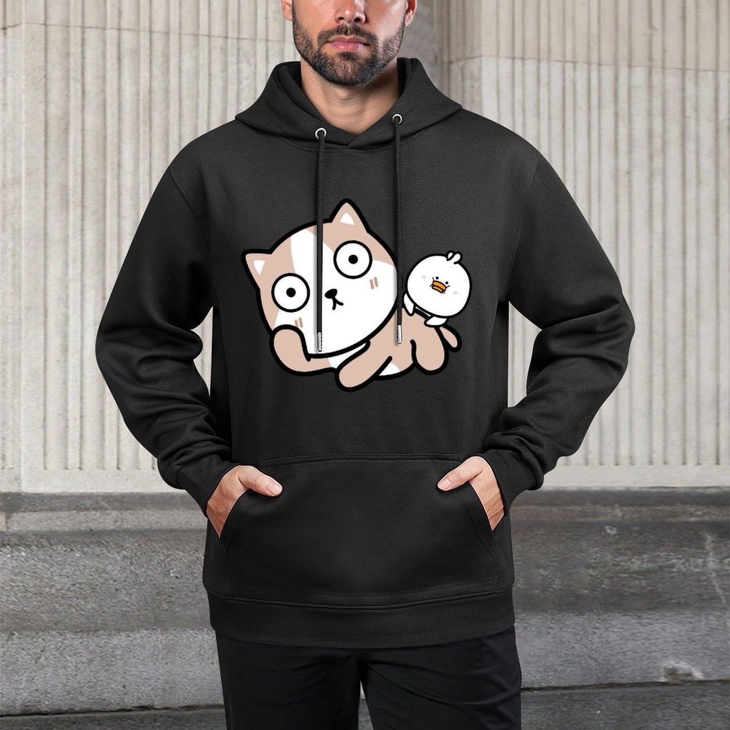 Smooth Feel ClassicLine Front Graphic Hoodies