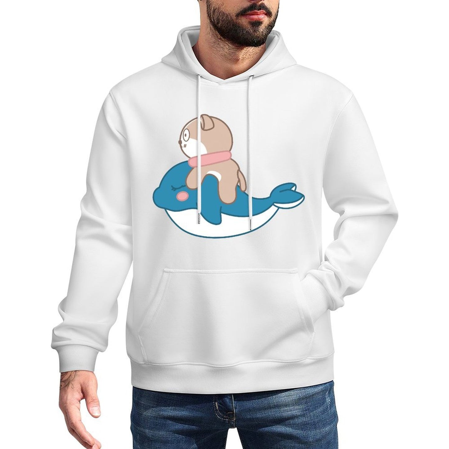 IPBR 250g Hooded Pocket Sweatshirt Front GraphicMen's Hooded  Sweatshirt4000728