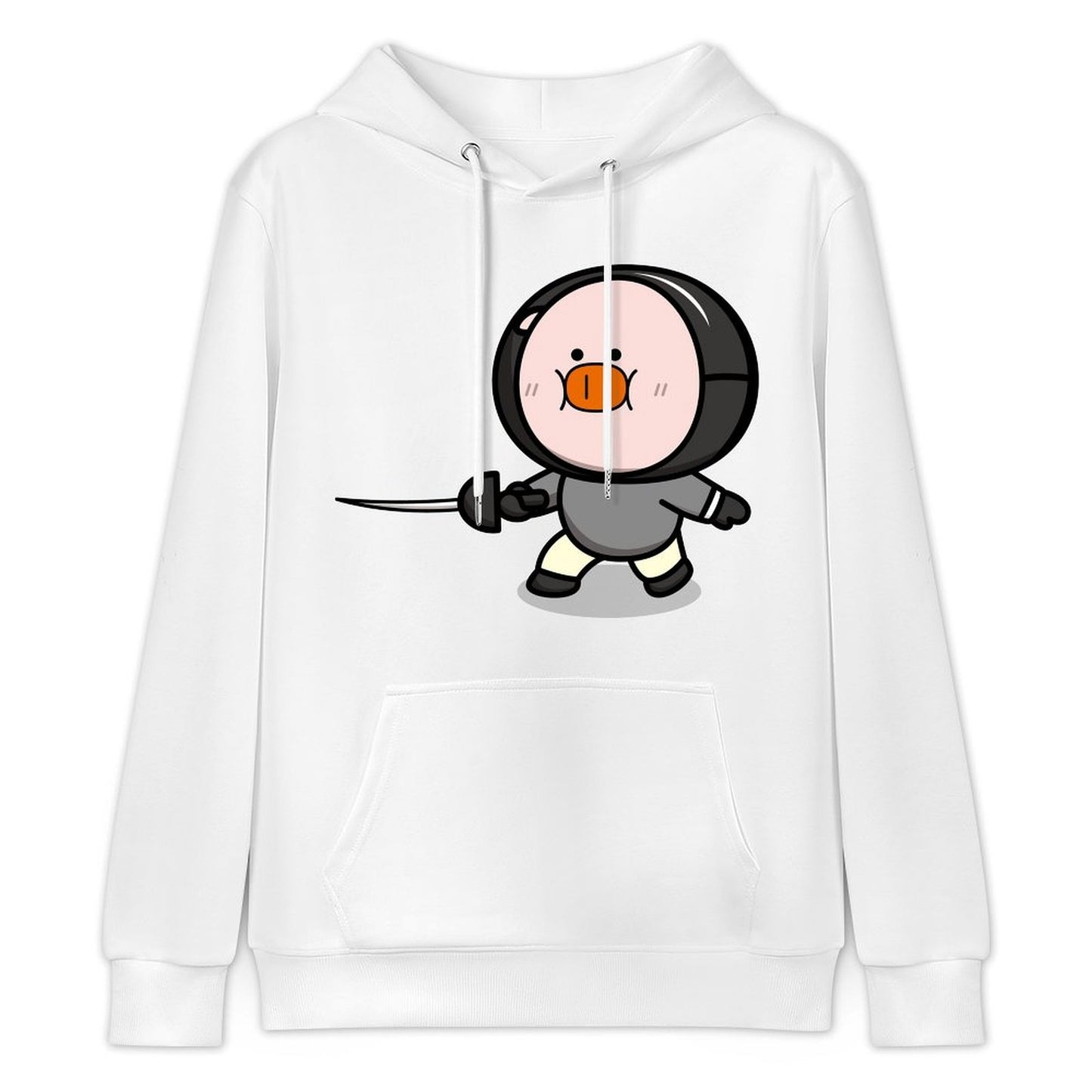 Fitted Cotton Front Graphic Hoodies