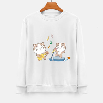 Front Patterned Long Sleeve TopVintage DailyFit