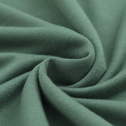 240g Crew Neck Sweatshirt - Gray-Green-back