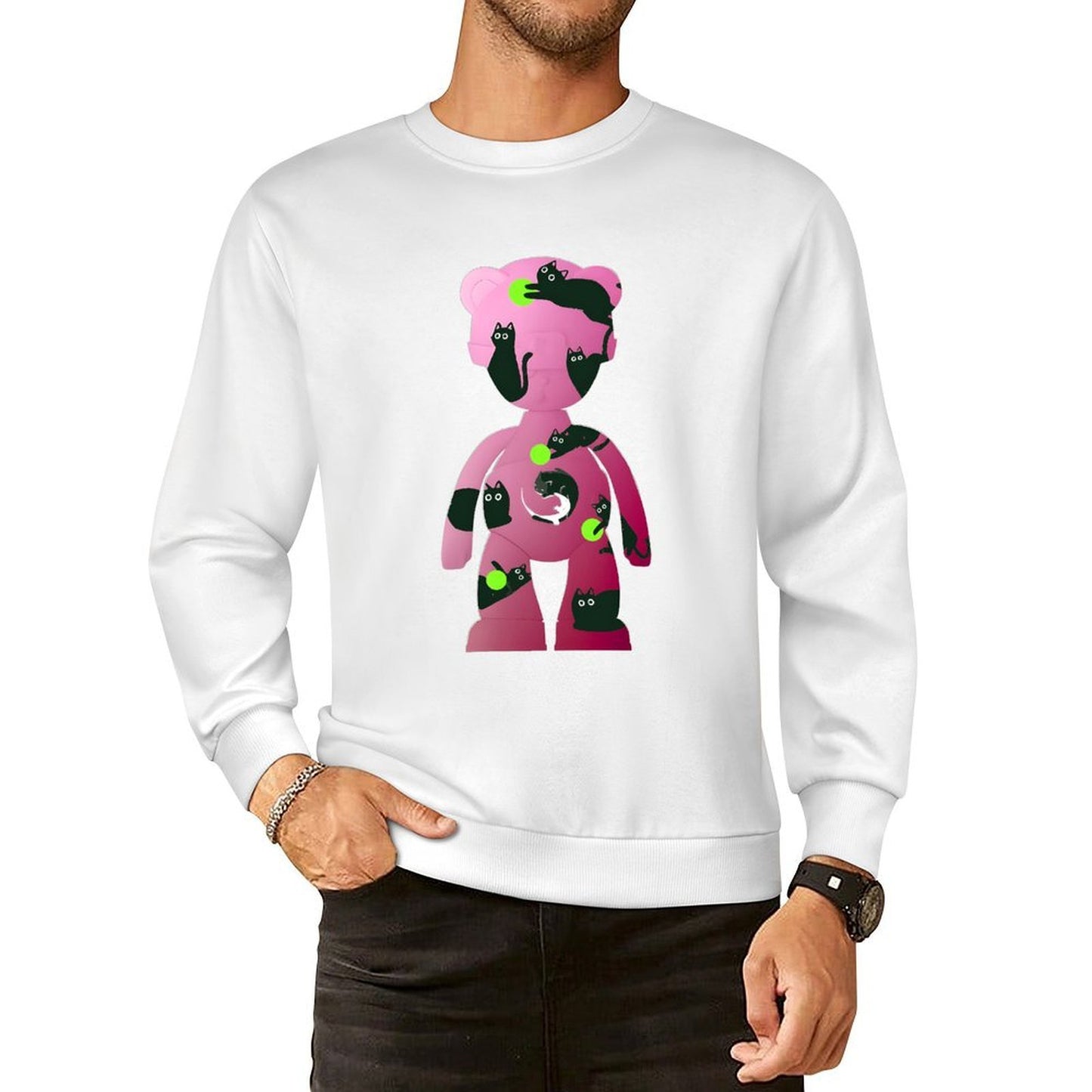 Long Sleeve With Front PatternSoftstyle Vibrant Colors