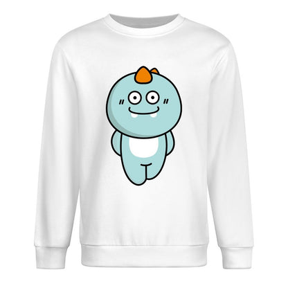 Front Patterned Long Sleeve TopEasy-Care AllSeason