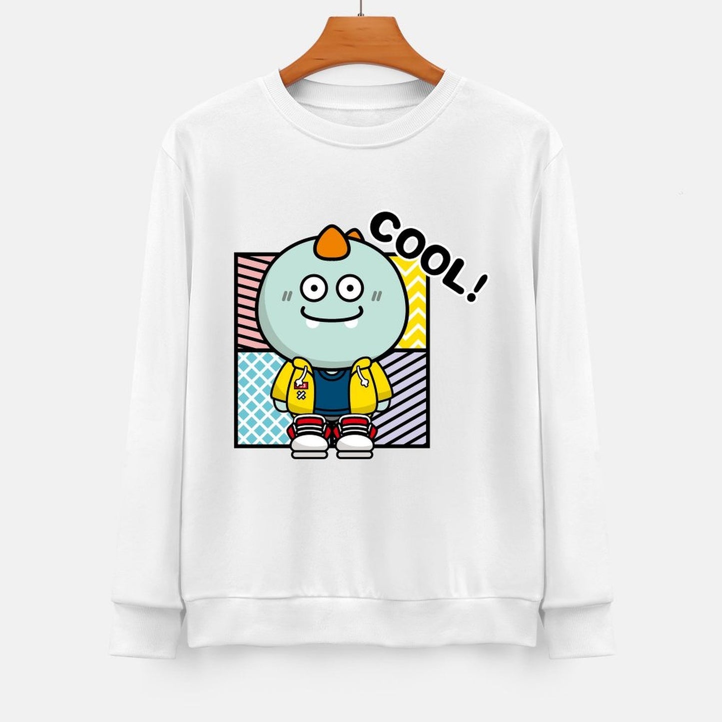 Front Patterned Long Sleeve TopTrueComfort EverydayTee