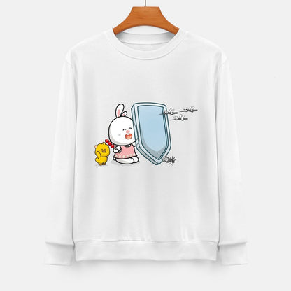 Front Patterned Long Sleeve TopOn-Demand Chill