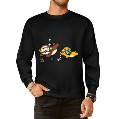 IPBR 250g Crew Neck Long Sleeve Sweatshirt Front GraphicCrew Neck Long Sleeve Sweatshirt4000846