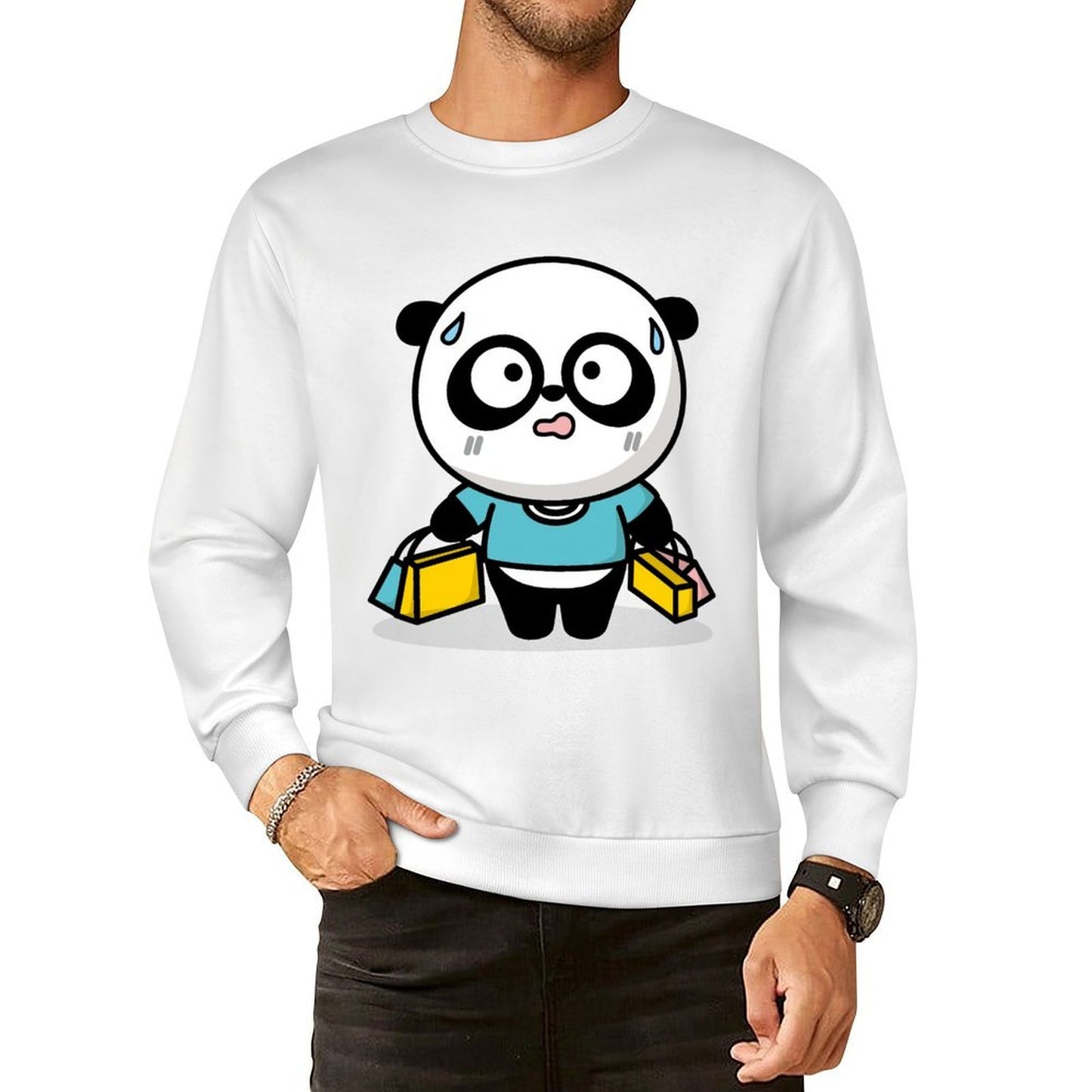 Front Patterned Long Sleeve TopSoftFeel Promotional