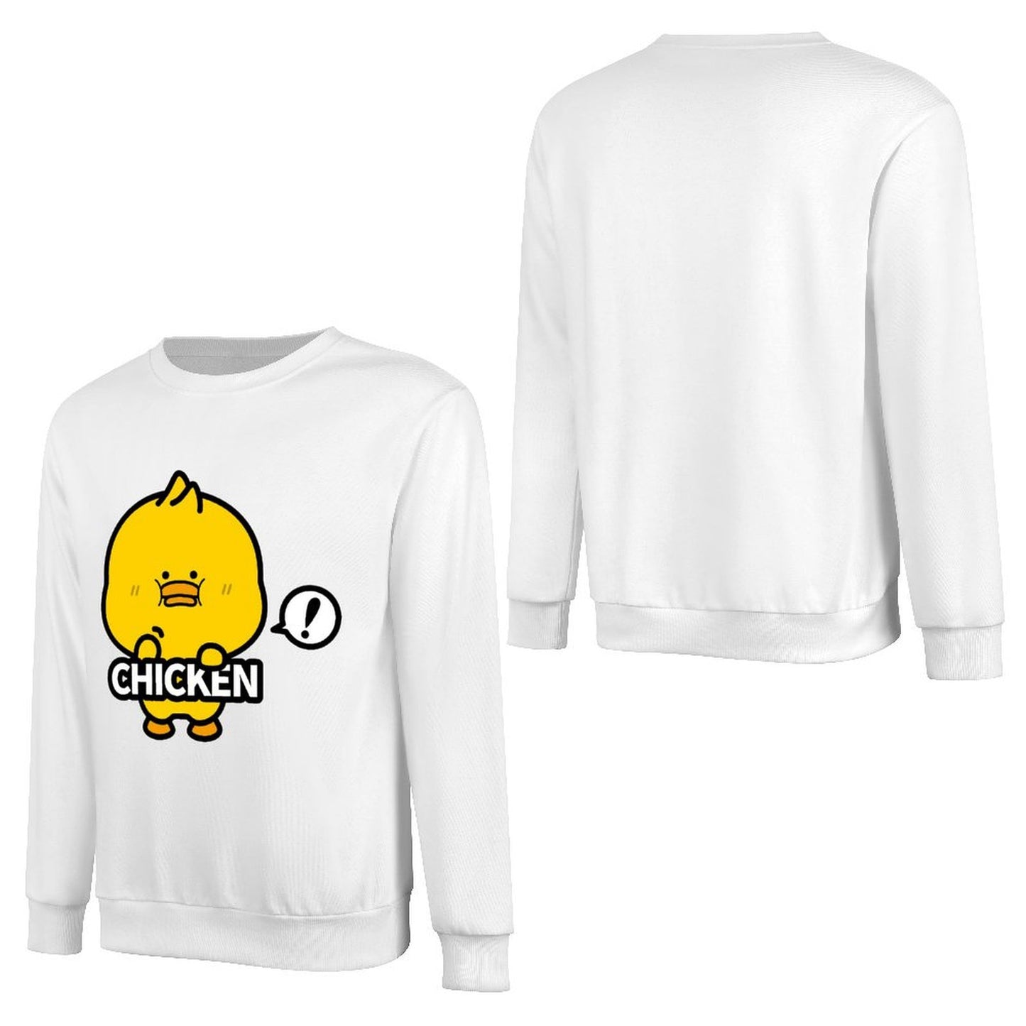 Front Patterned Long Sleeve TopStandard Regular