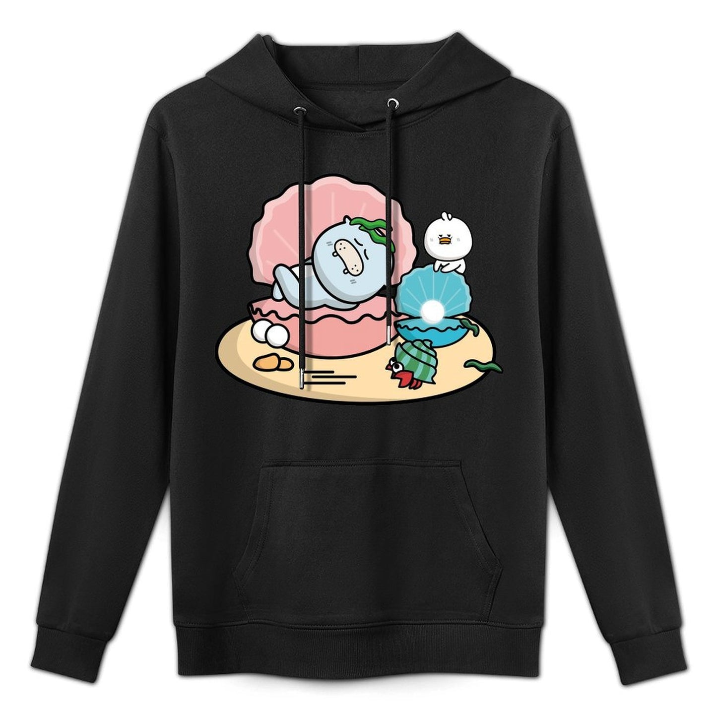 Sleek EverydayTee Front Graphic Hoodies