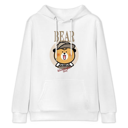 Double-Stitched Neat Front Graphic Hoodies