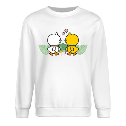 Front Patterned Long Sleeve TopEverydayComfort Plain